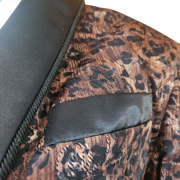 Vintage Leopard Print LW Wardy Blazer Size XS - Picture 8 of 13